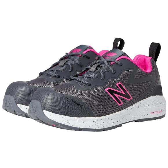 New Balance Womens Logic Comp Toe EH PR SR Work Shoe US 6.5 M EU 37.5 Grey NIB - Picture 2 of 12